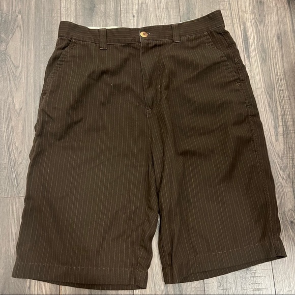 Vintage Taint Linen Zip-Up Linen Shorts - Picture 1 of 6